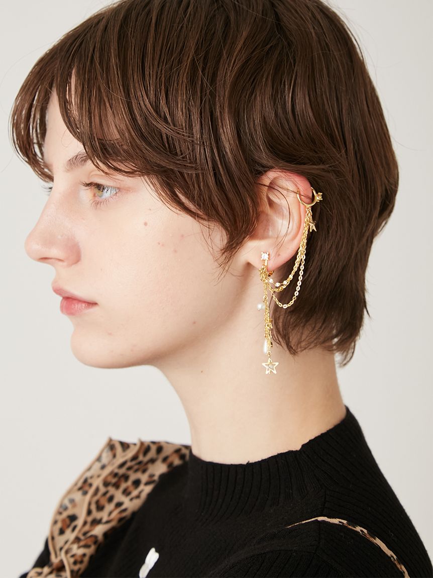 スターモチーフイヤリング(ピアス／イヤリング)｜ACCESSORY｜FURFUR