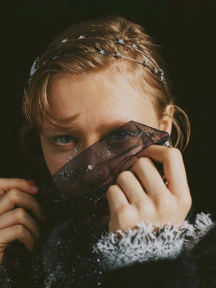 ムーン＆スターモチーフカチューシャ(ヘアアクセサリー)｜ファッション