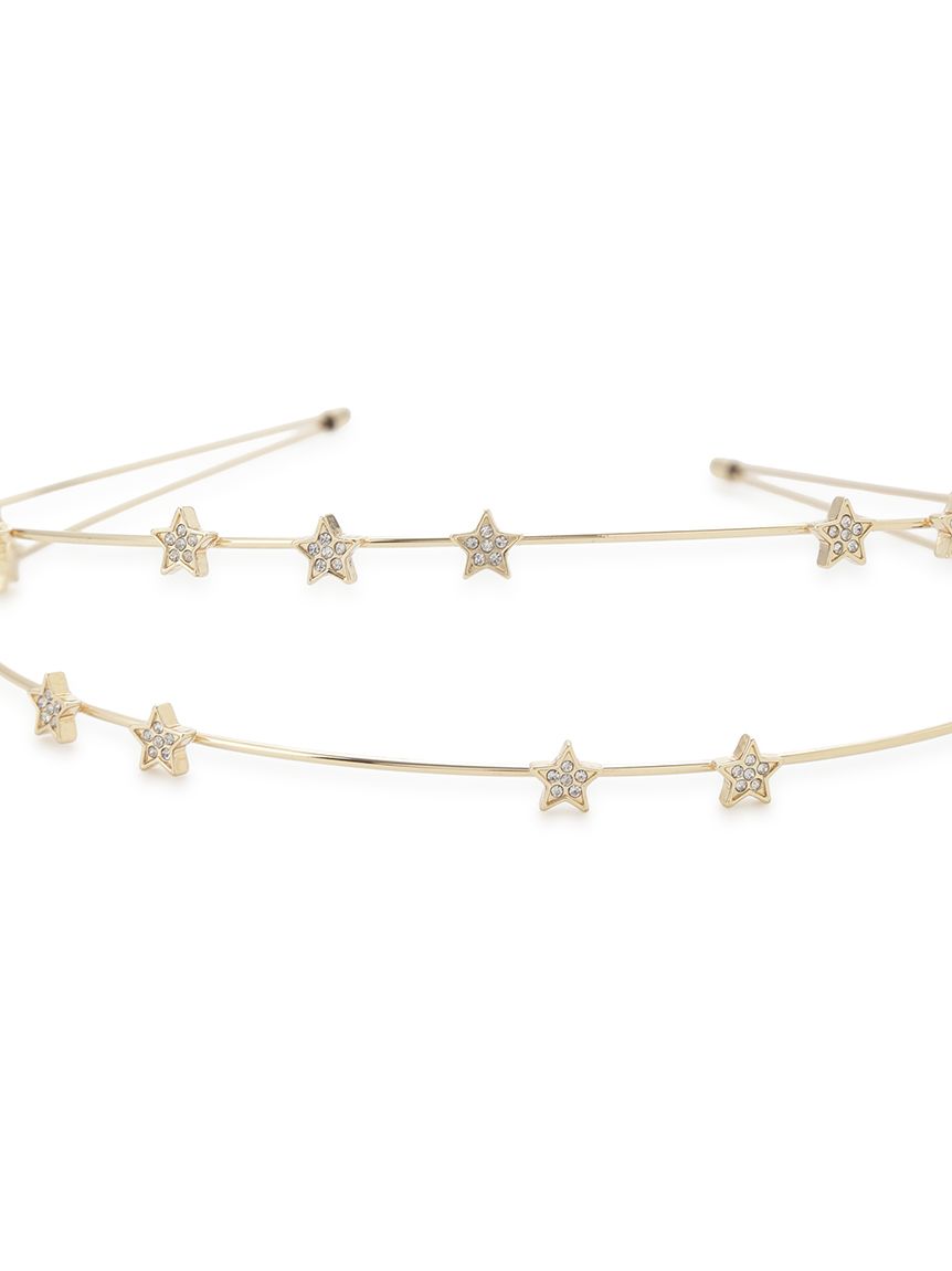 ムーン＆スターモチーフカチューシャ(ヘアアクセサリー)｜ファッション