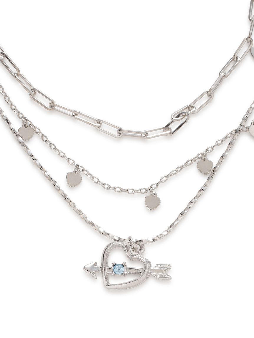 ハートモチーフ3連ネックレス(ネックレス)｜ACCESSORY｜FURFUR（ファー