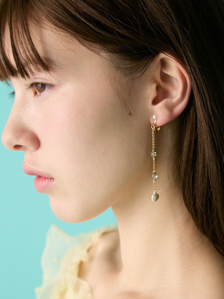ハートモチーフイヤリング(ピアス／イヤリング)｜ACCESSORY｜FURFUR