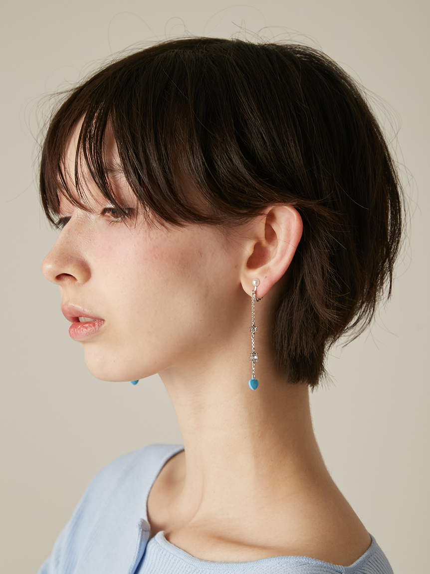 ハートモチーフイヤリング(ピアス／イヤリング)｜ACCESSORY｜FURFUR