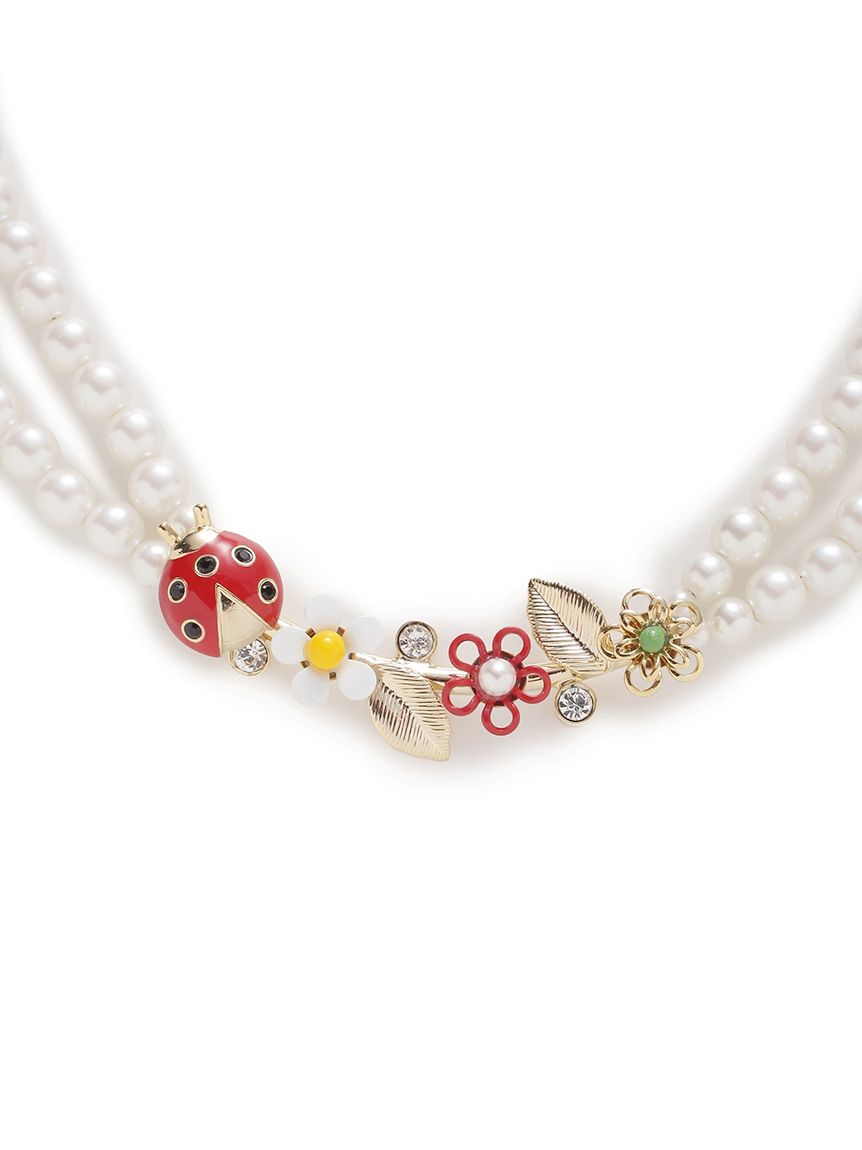 Milinfiora　真珠 ネックレス フラワーモチーフ フラワーモチーフパールネックレス(ネックレス)｜ACCESSORY｜FURFUR