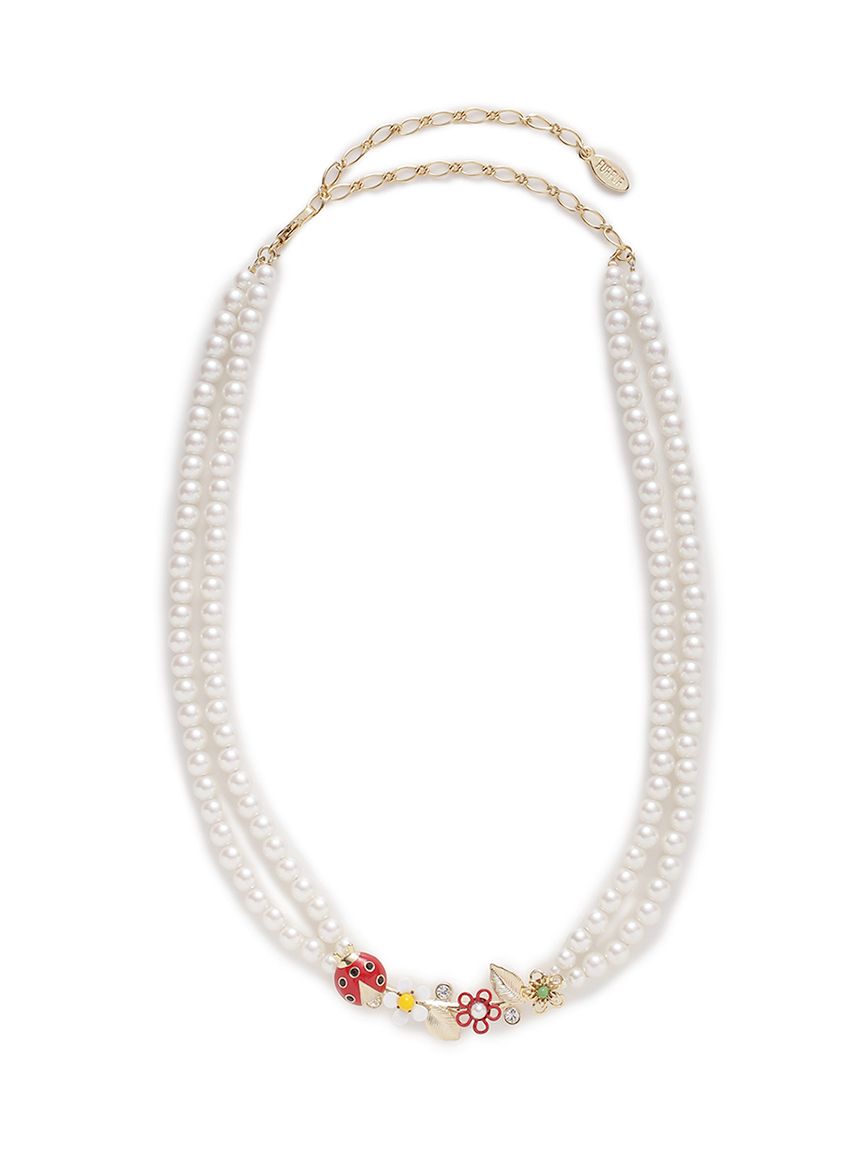 フラワーモチーフパールネックレス(ネックレス)｜ACCESSORY｜FURFUR