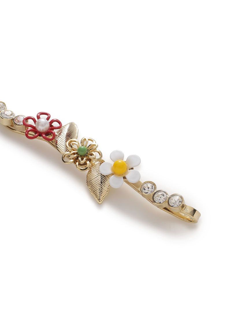 フラワーモチーフヘアピンセット(ヘアアクセサリー)｜ファッション雑貨