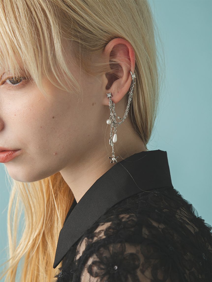 スターモチーフイヤリング(イヤリング)｜ACCESSORY｜FURFUR（ファー