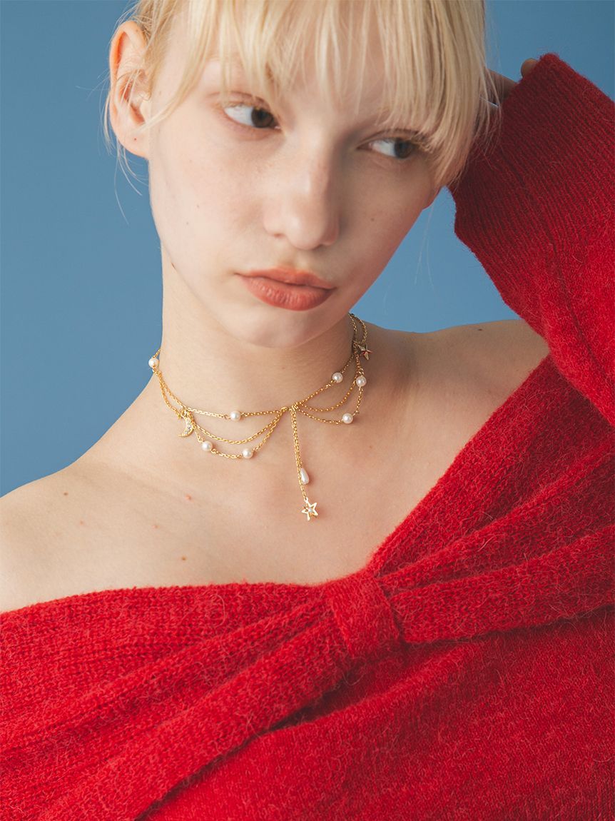 FURFUR （ファーファー）　スターモチーフネックレス スターモチーフネックレス(ネックレス)｜ACCESSORY｜FURFUR（ファー