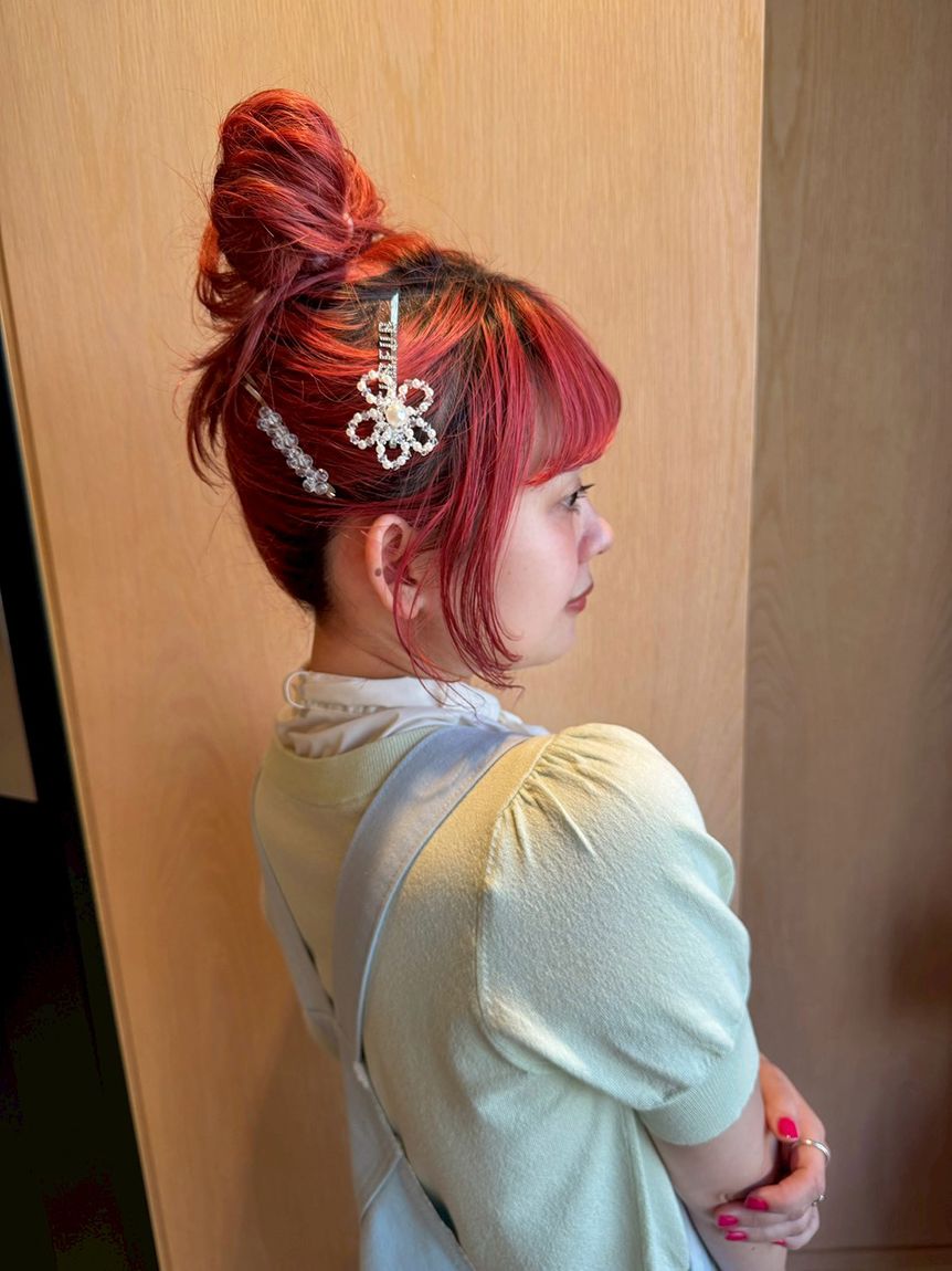 フラワーモチーフヘアピンセット(ヘアアクセサリー)｜ファッション雑貨