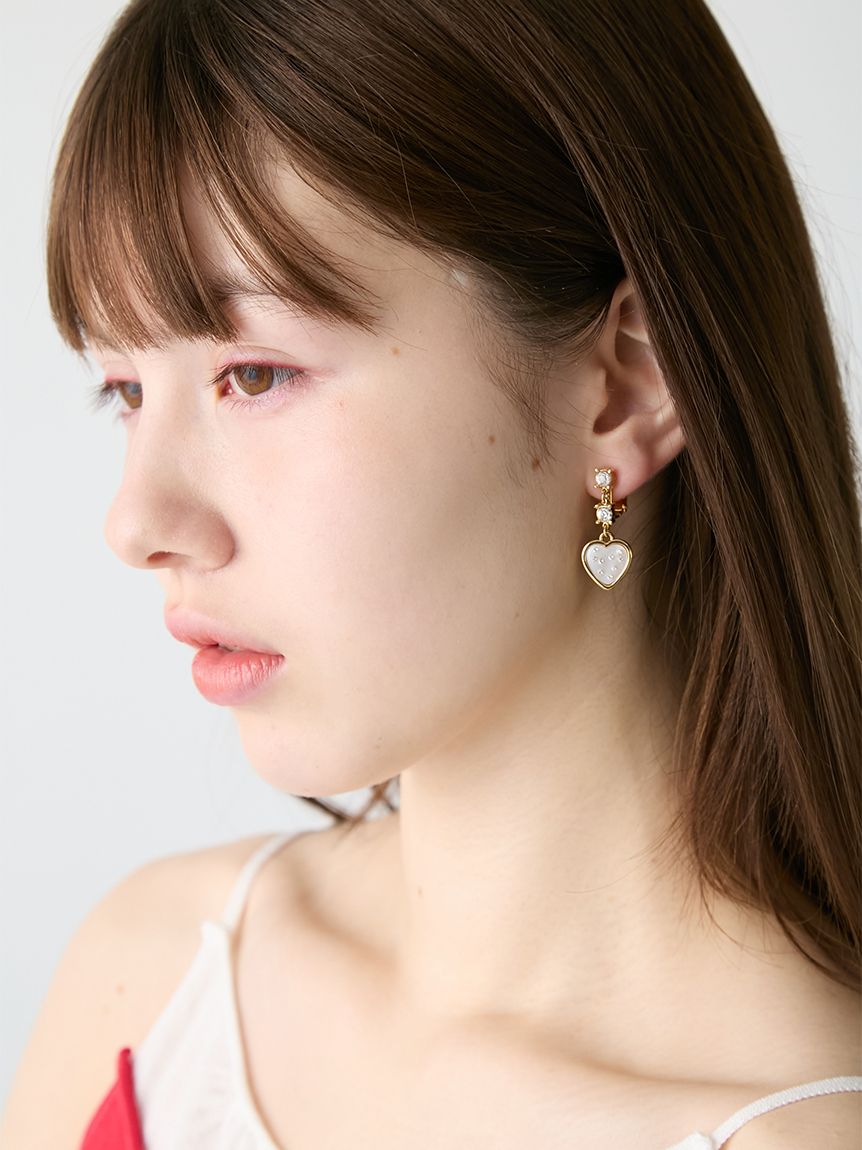 シェルハートイヤリング(ピアス／イヤリング)｜ACCESSORY｜FURFUR