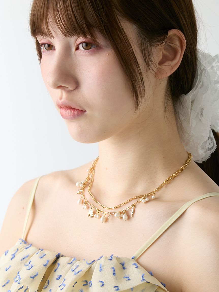 マリンモチーフネックレス(ネックレス)｜ACCESSORY｜FURFUR（ファー