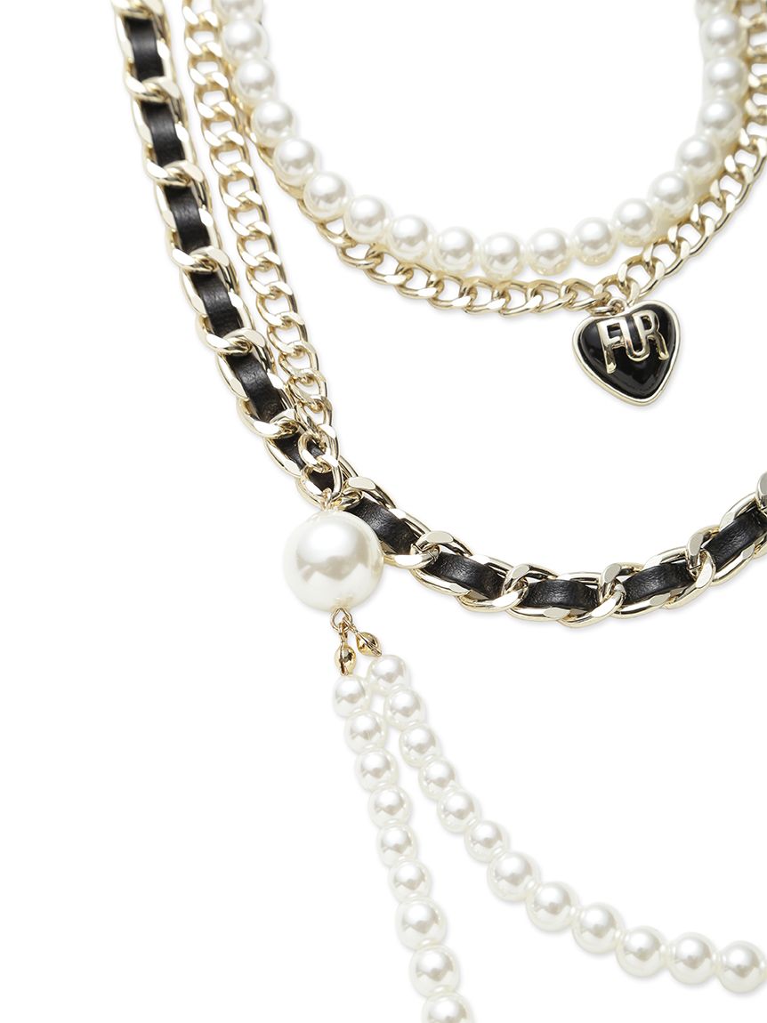 パールチェーンロングネックレス(ネックレス)｜ACCESSORY｜FURFUR