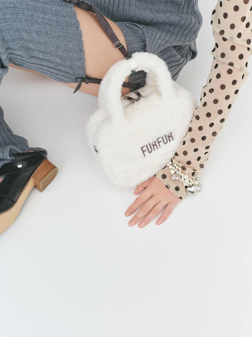限定カラー】エコファースクエアボストンバッグ(バッグ)｜FURFUR
