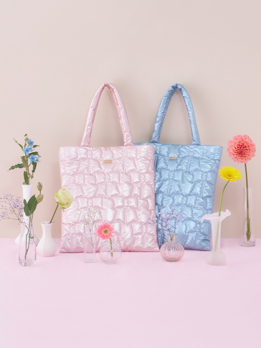 国内発送☆VS PINK♥キルティングパファートートバッグ