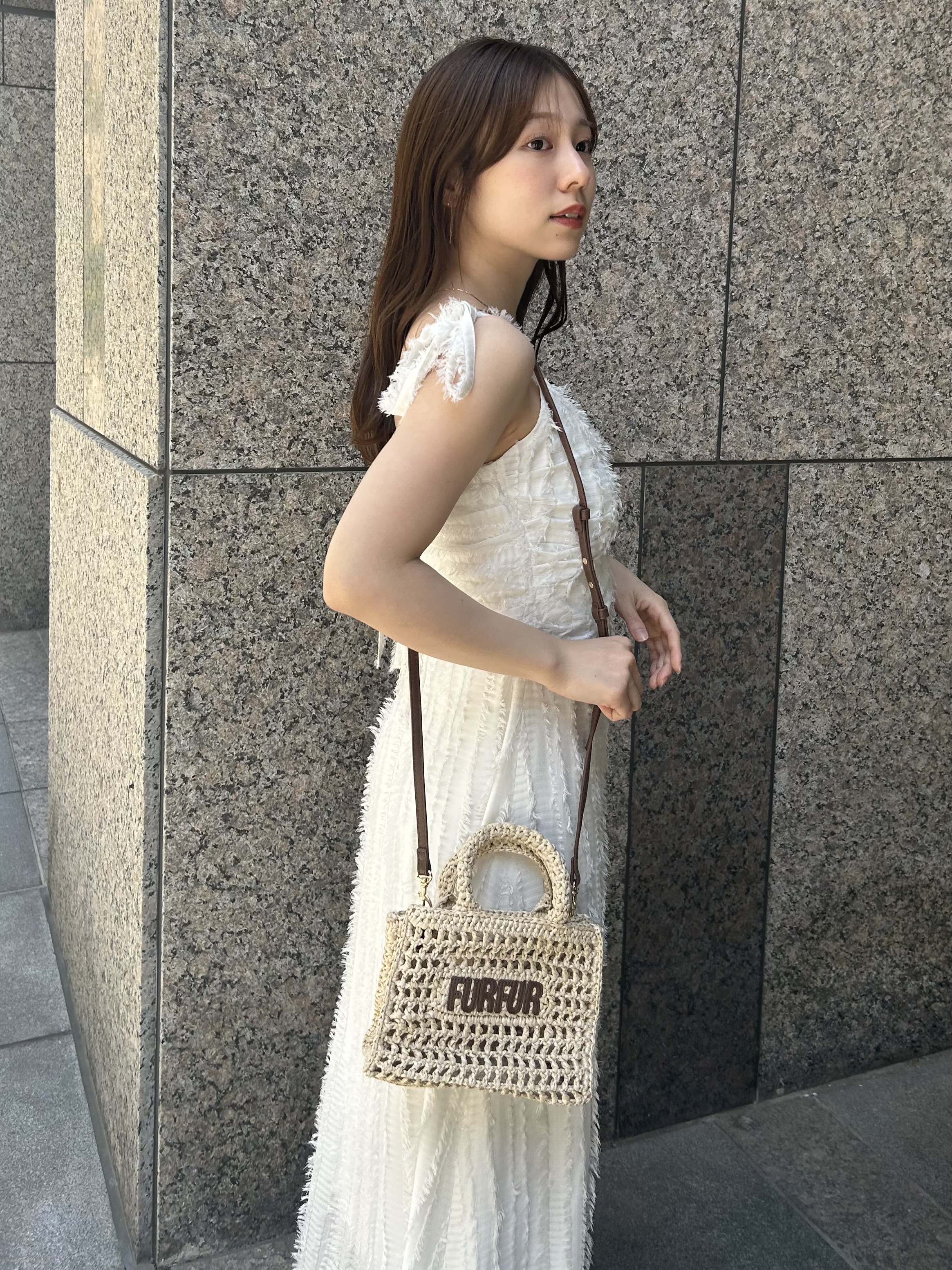 FURFUR ラフィアロゴトートバッグ 限定カラー】ラフィアロゴトートバッグ（トートバッグ）｜FURFUR