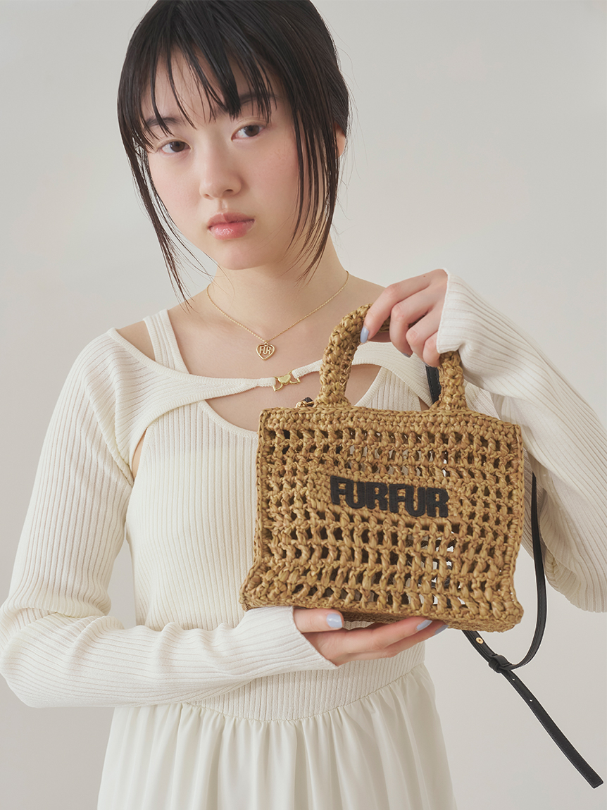 限定カラー】ラフィアトートバッグ（トートバッグ）｜FURFUR