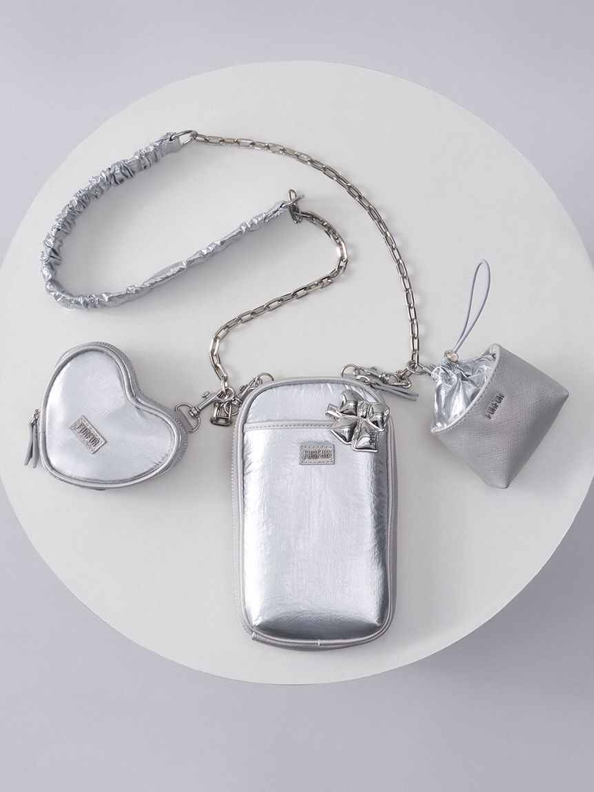 WEB限定カラー】マテリアルコンビ3SETショルダーバッグ(バッグ