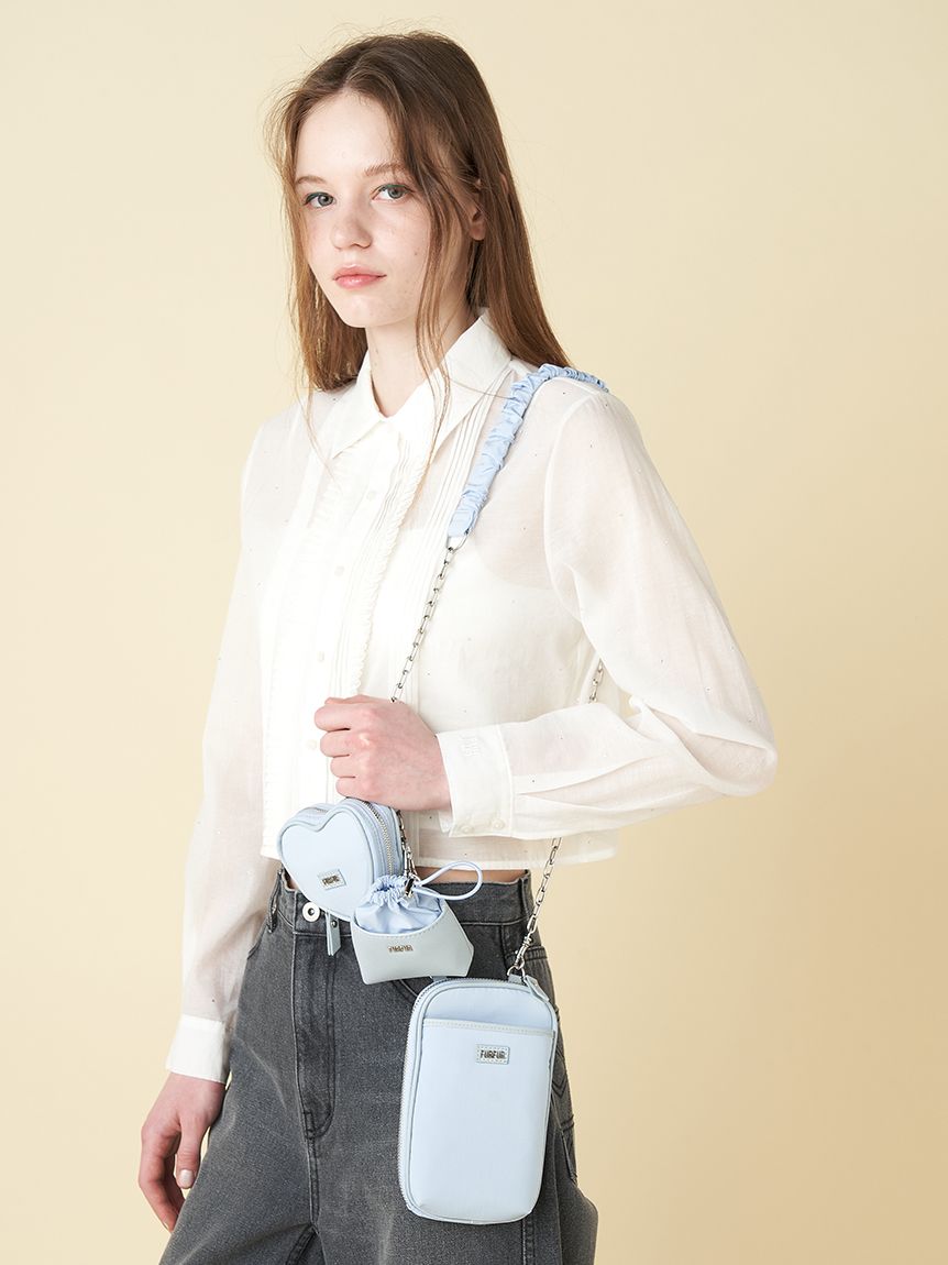 WEB限定カラー】マテリアルコンビ3SETショルダーバッグ(バッグ