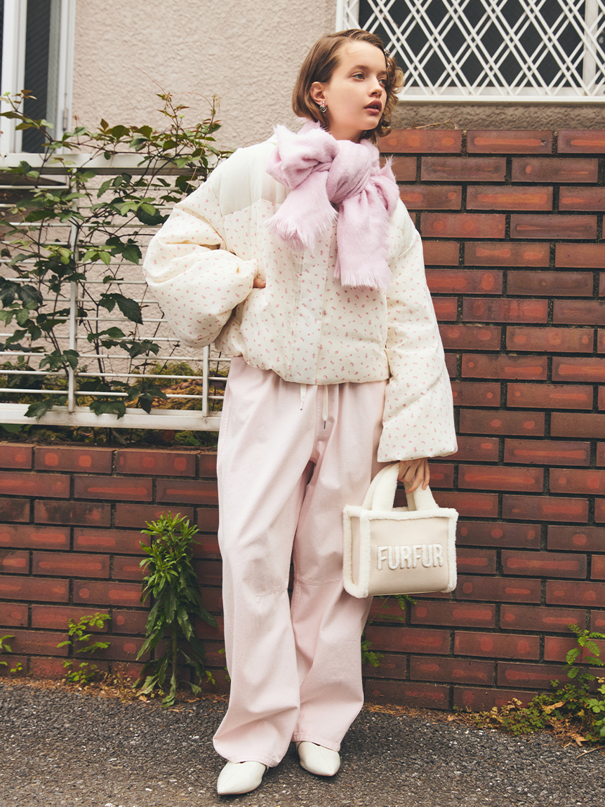 WEB・一部店舗限定カラー】ムートンロゴトートバッグ(バッグ)｜FURFUR