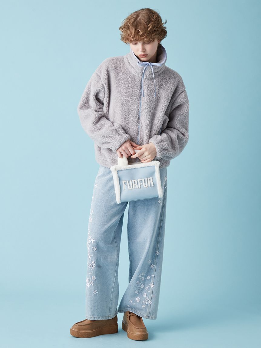 WEB・一部店舗限定カラー】ムートンロゴトートバッグ(バッグ)｜FURFUR