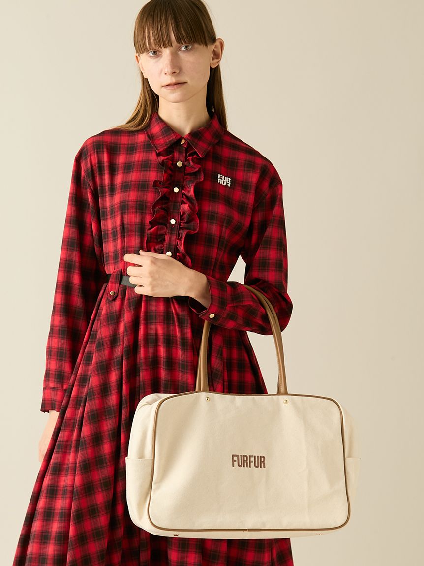 FURFUR BIGボストンバッグ ピンク 楽天市場】【WEB限定カラー】BIGボストンバッグ FURFUR ファー