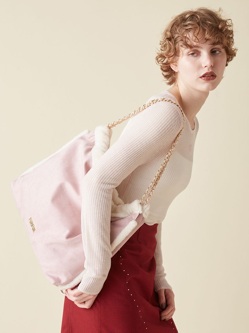 WEB限定カラー】マテリアル巾着バッグ(バッグ)｜FURFUR（ファーファー