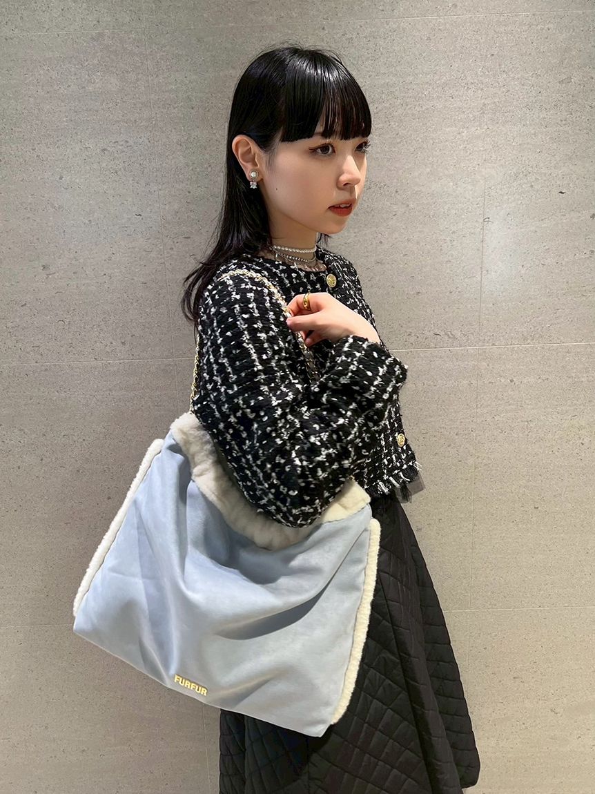 WEB限定カラー】マテリアル巾着バッグ(バッグ)｜FURFUR（ファーファー