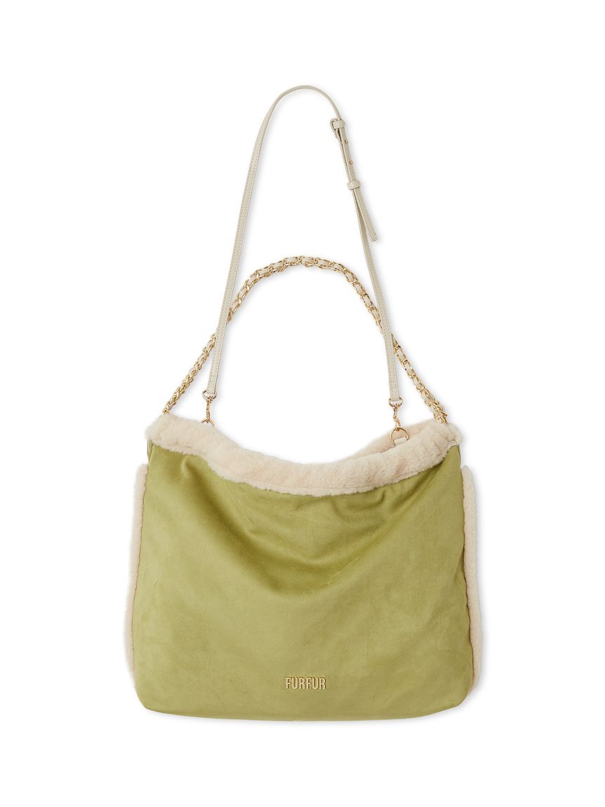 WEB限定カラー】マテリアル巾着バッグ(バッグ)｜FURFUR（ファーファー