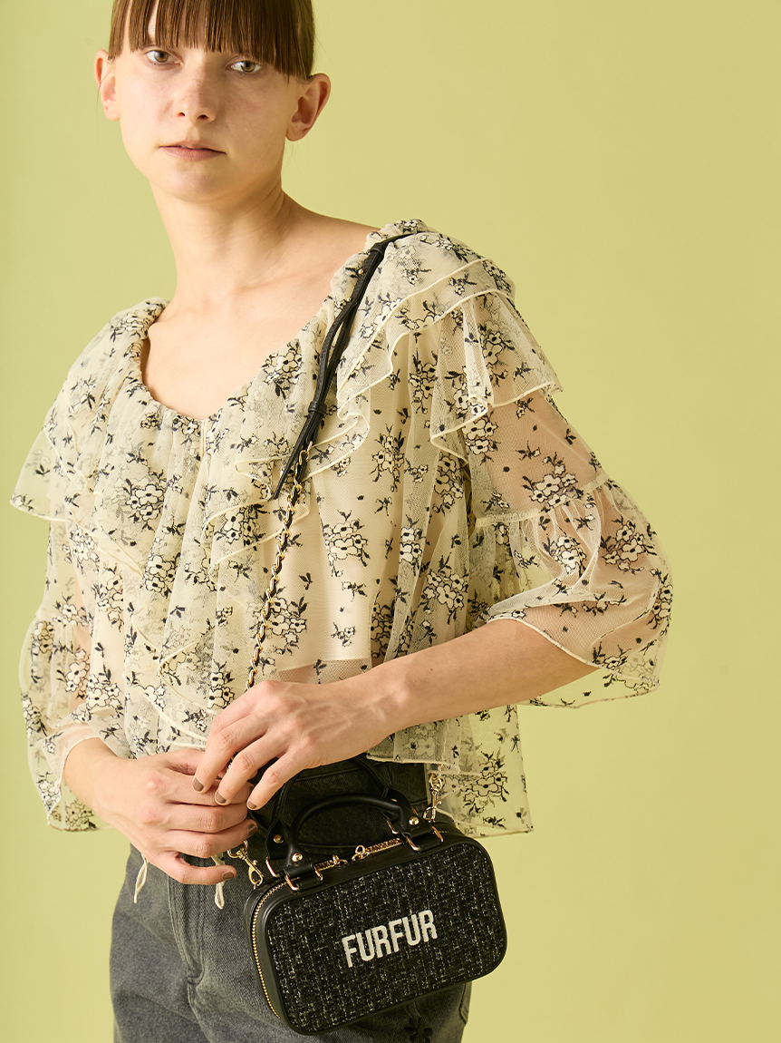 オフィシャルサイト限定カラー】ツイードフォンホルダー(バッグ