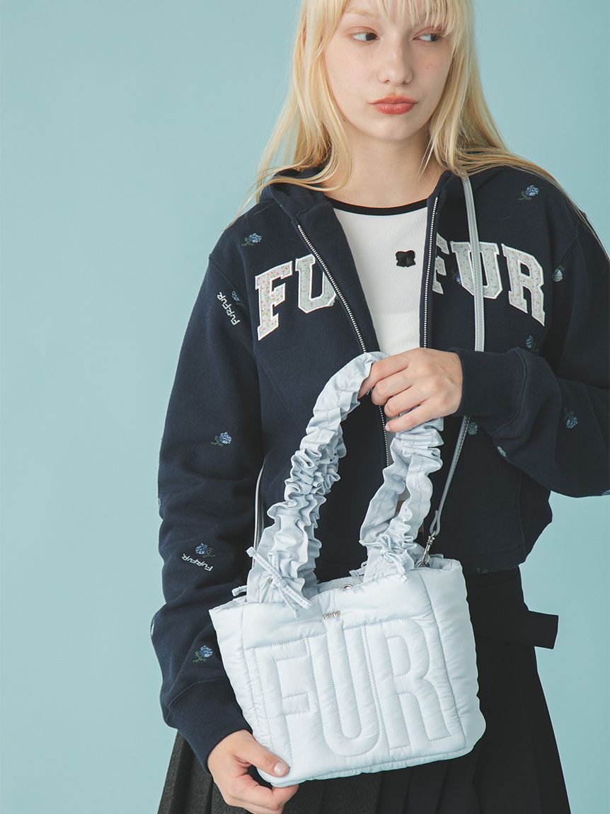 コラボレ　colabore オフィシャルサイト限定カラー】ロゴパデッドトートバッグ