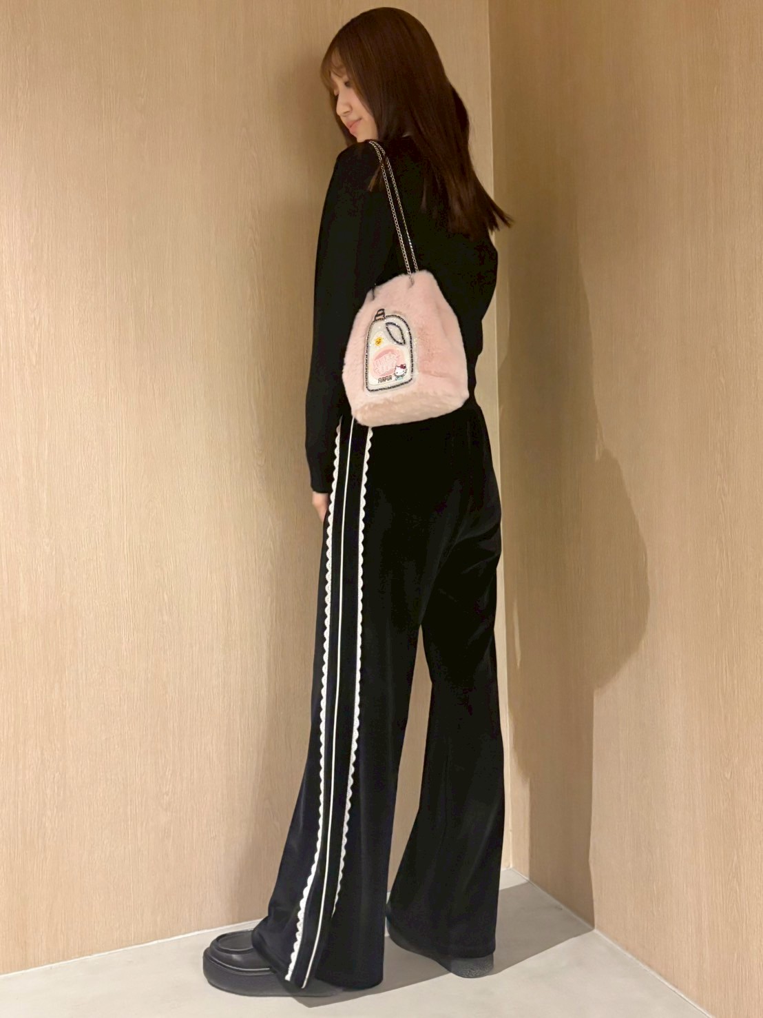 HELLO KITTYエコファーショルダーバッグ(ショルダーバッグ)｜バッグ