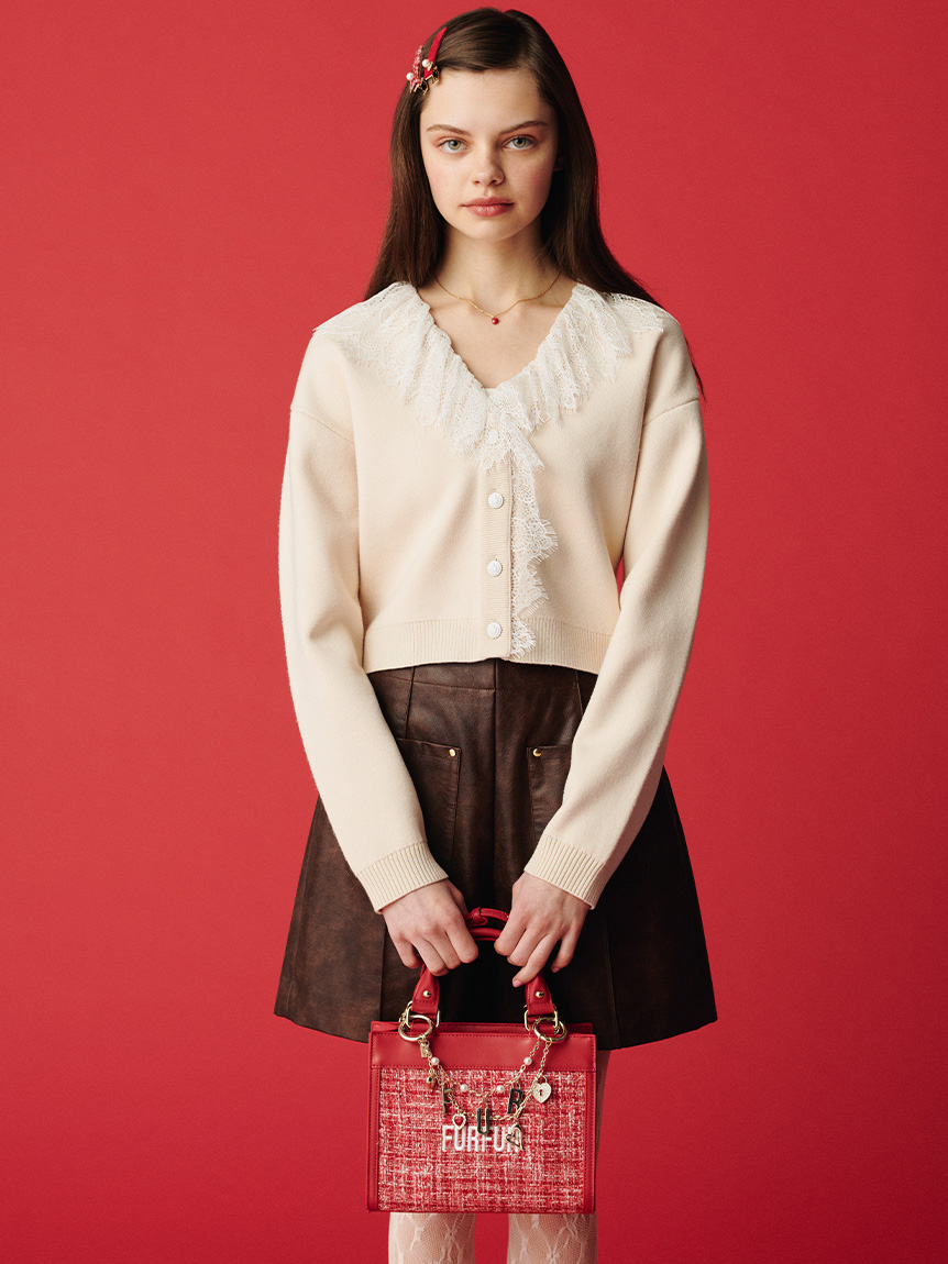 オフィシャルサイト限定カラー】ツイードロゴトートバッグ(バッグ