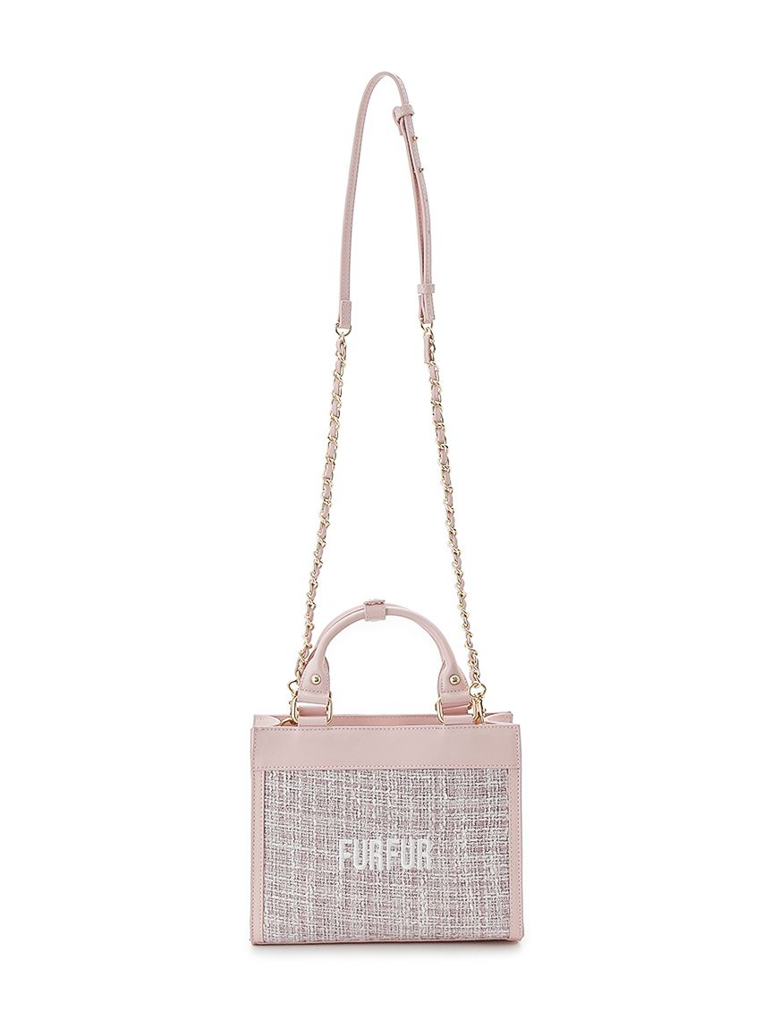 オフィシャルサイト限定カラー】ツイードロゴトートバッグ(バッグ