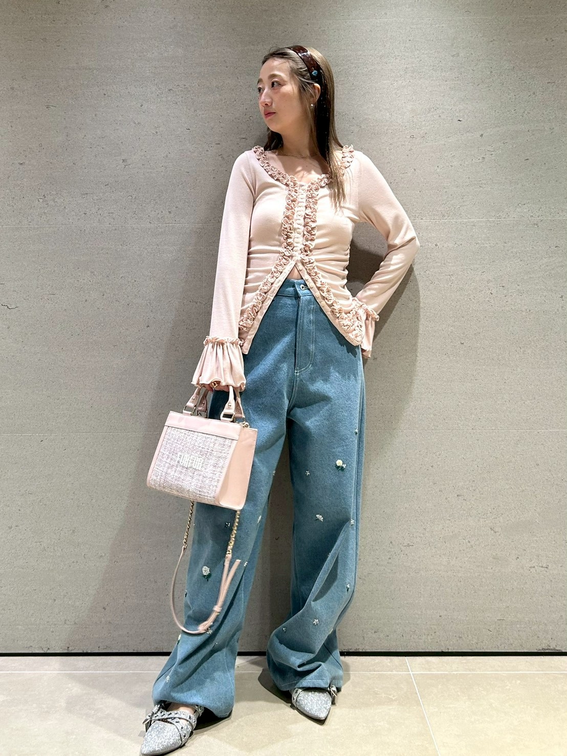 オフィシャルサイト限定カラー】ツイードロゴトートバッグ(バッグ