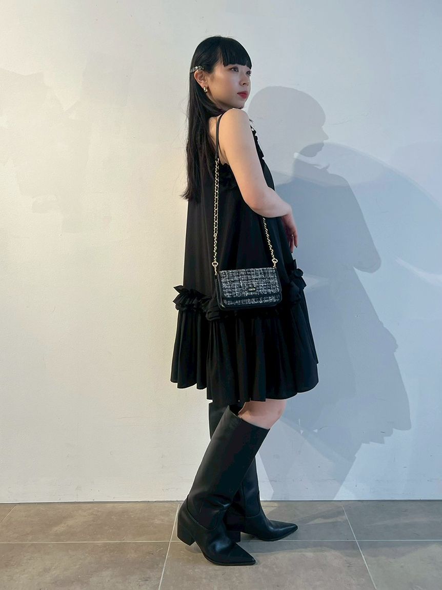 オフィシャルサイト限定カラー】ツイードロゴフォンホルダー(バッグ