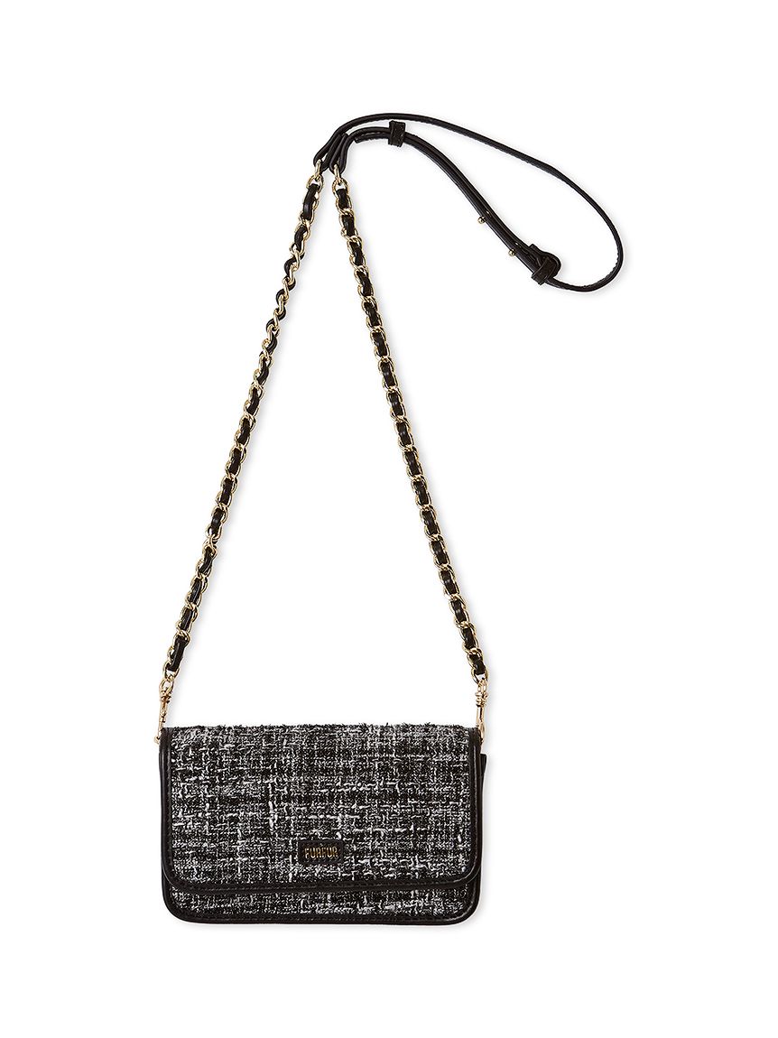 オフィシャルサイト限定カラー】ツイードロゴフォンホルダー(バッグ