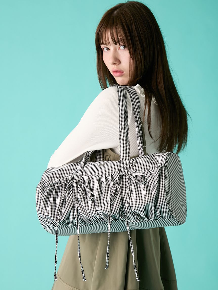 WEB限定カラー】リボンドラムバッグ(バッグ)｜FURFUR（ファーファー