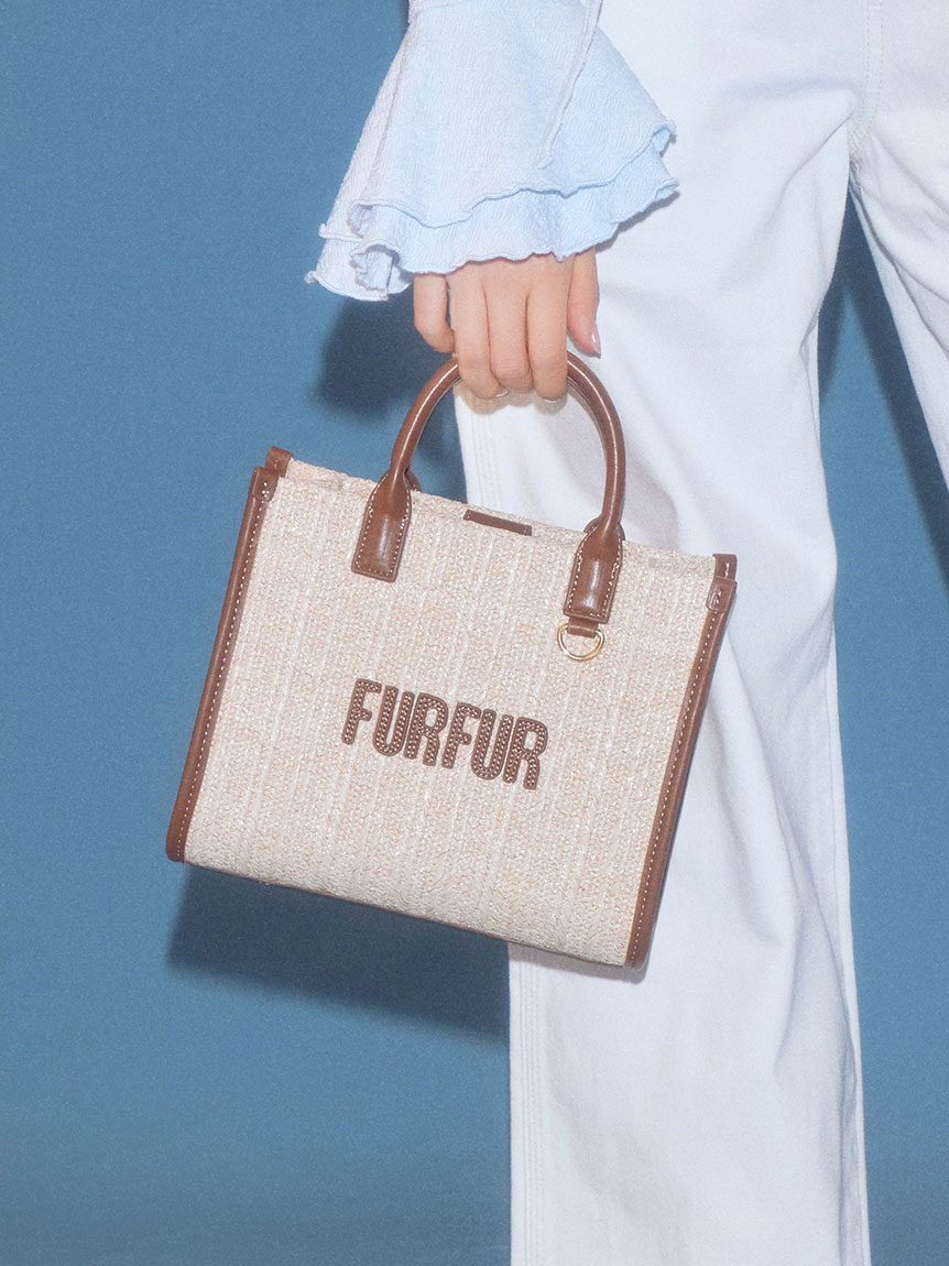 限定カラー】ラフィアロゴトートバッグ(トートバッグ)｜バッグ｜FURFUR