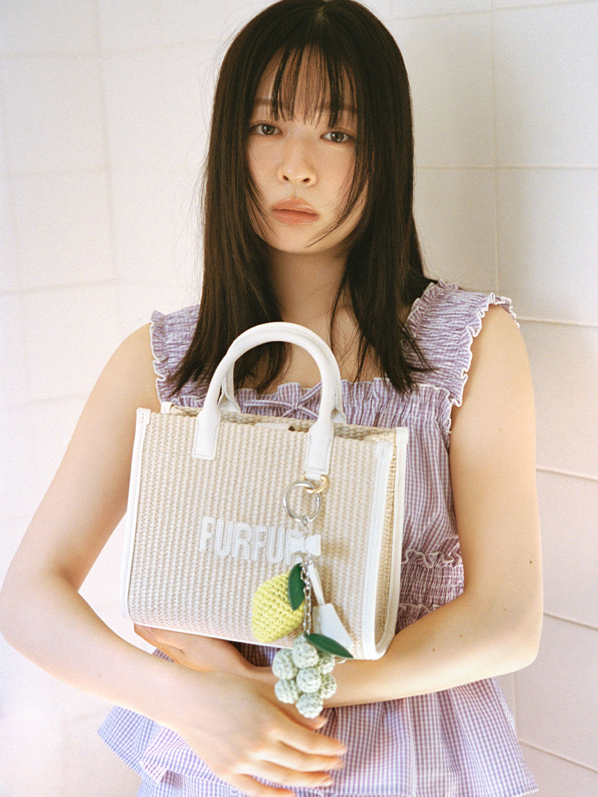限定カラー】ラフィアロゴトートバッグ(トートバッグ)｜バッグ｜FURFUR