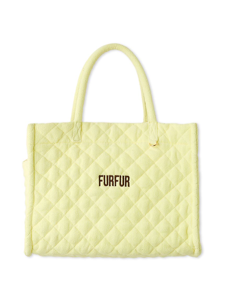 【最安値新品未開封】FURFUR パイルキルティングトートバッグ 限定カラー】パイルキルティングトートバッグ(バッグ)｜FURFUR（ファー
