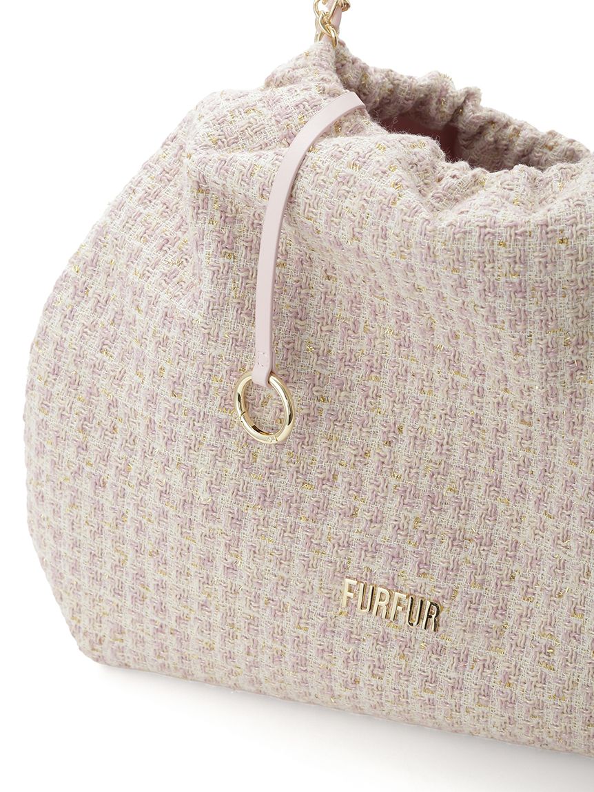 ツイード巾着バッグ(ショルダーバッグ)｜BAG｜FURFUR（ファーファー