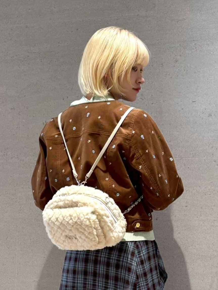 2WAYエコファーミニリュック(ショルダーバッグ)｜BAG｜FURFUR（ファー