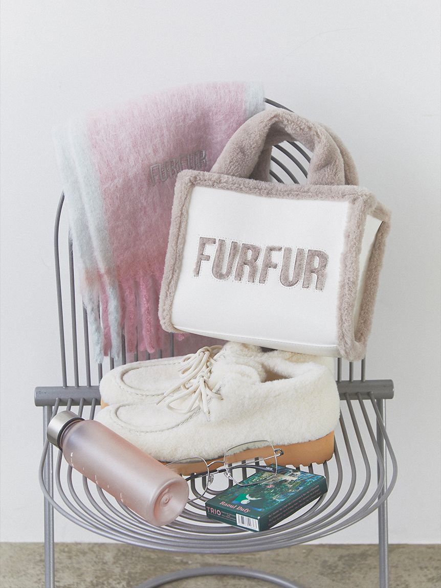 限定カラー】ムートンロゴトートバッグ(バッグ)｜FURFUR（ファーファー