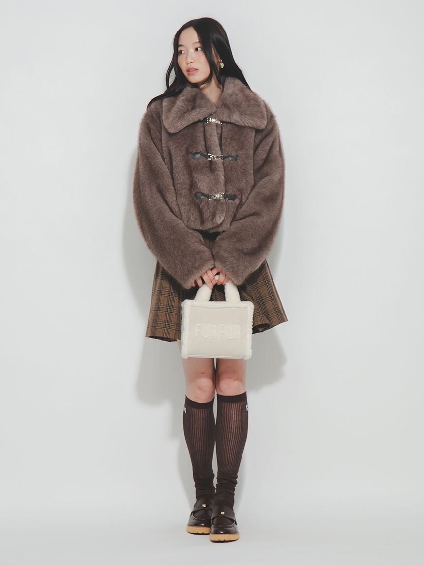 限定カラー】ムートンロゴトートバッグ(バッグ)｜FURFUR（ファーファー
