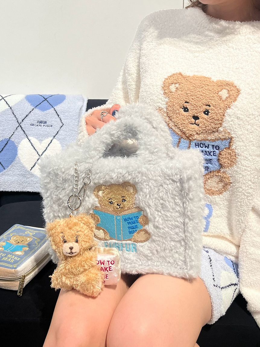 FURFUR×gelato pique】ベアモチーフエコファートートバッグ(トート