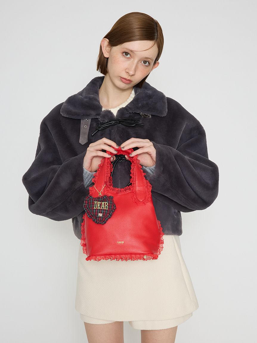 レースフリルバケットバッグ(ショルダーバッグ)｜BAG｜FURFUR（ファー