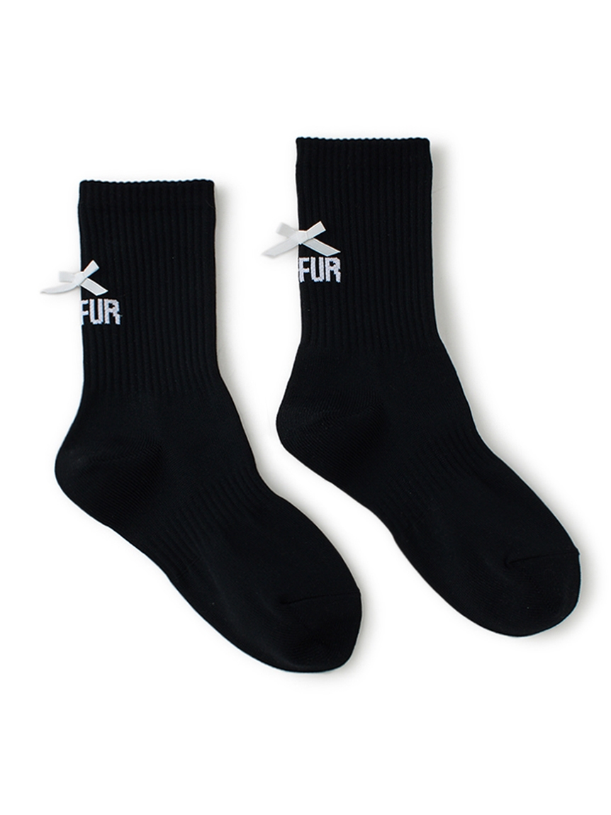 WEB限定カラー】リボンロゴソックス(その他)｜ファッション雑貨