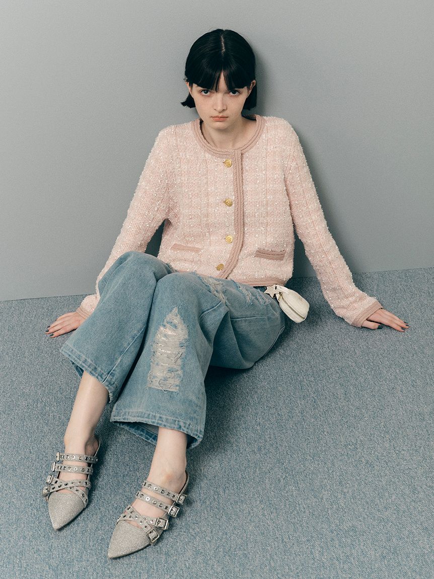 【美品】demodee デモデ LULU ラビットファーチャーム 未使用 demodee デモデ LULU ラビットファーチャーム
