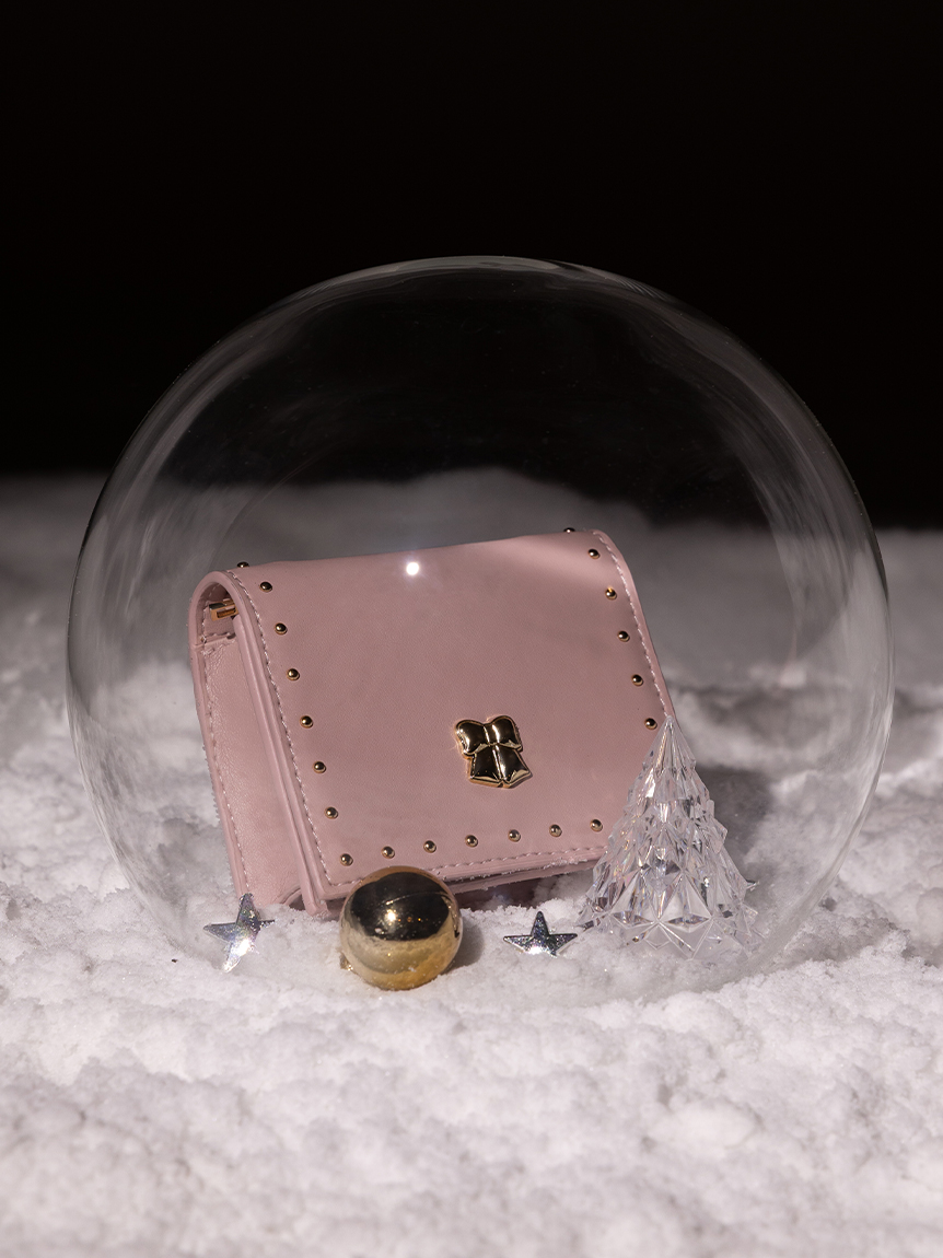 限定カラー】リボンカシメミニウォレットショルダー(バッグ)｜FURFUR