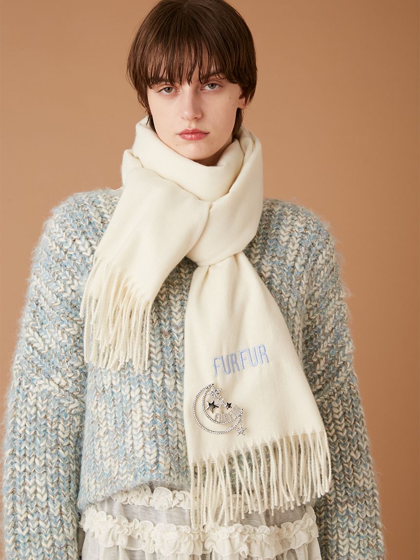 ムーン＆スターモチーフブローチ(その他)｜ファッション雑貨｜FURFUR