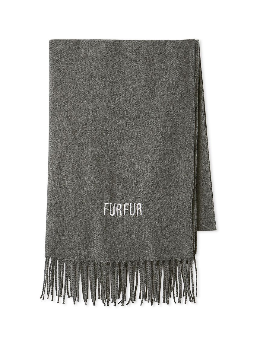 ロゴ刺繍大判ストール(マフラー/ストール)｜ファッション雑貨｜FURFUR